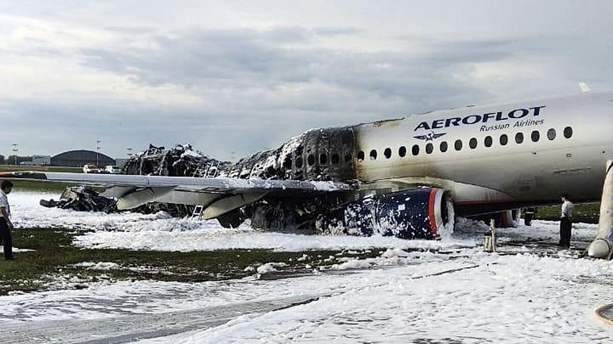 Video: 41 dead as Russian plane bursts into flames on landing 