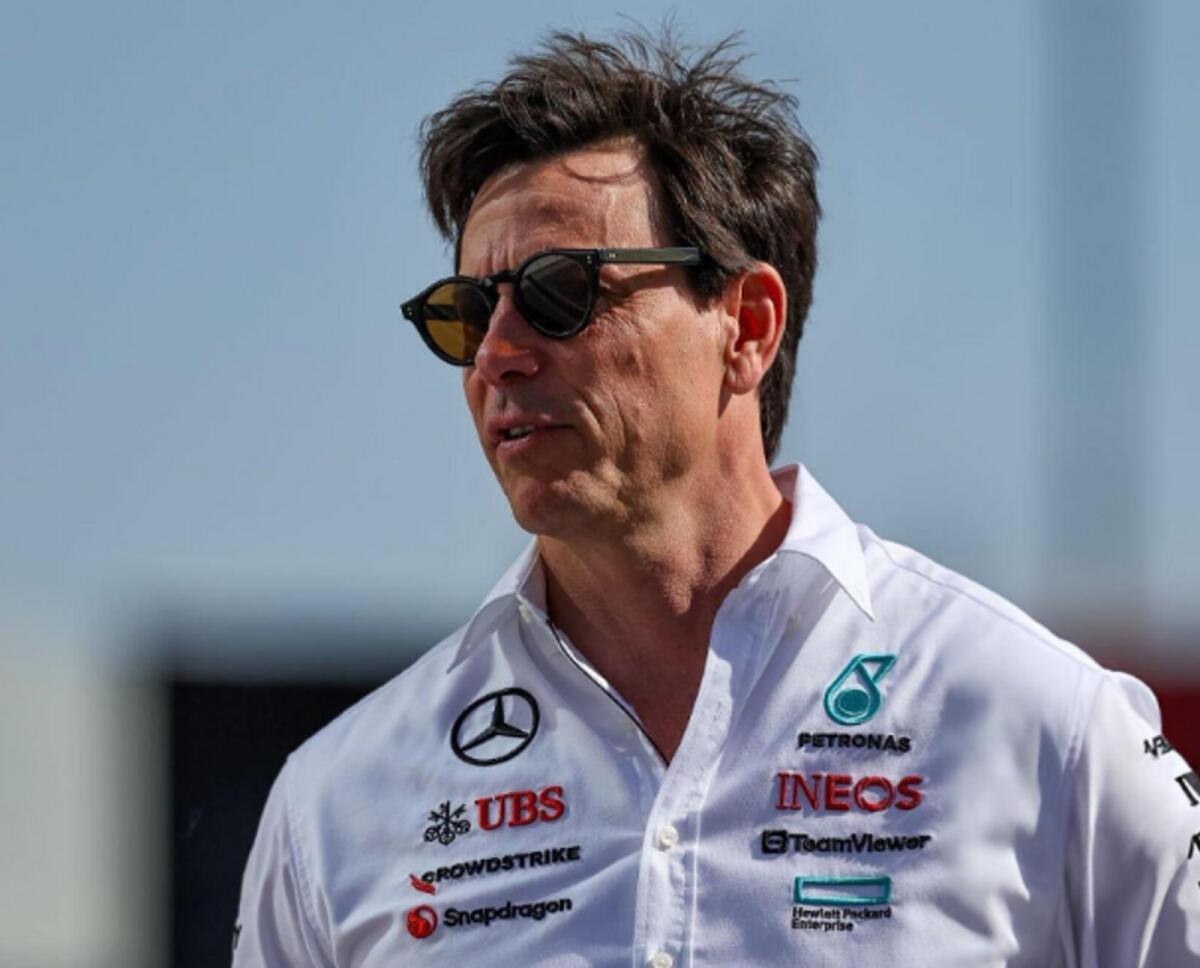 Austrian-born Toto Wolff is CEO of the Mercedes. - Instagram