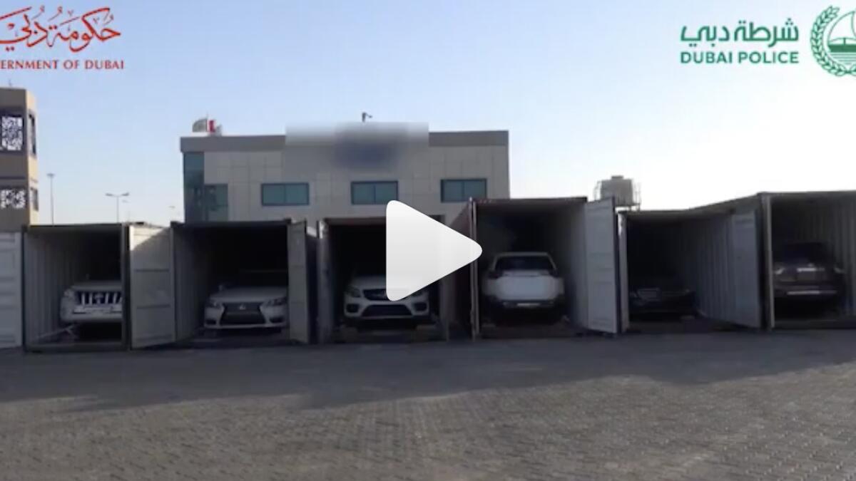 Video: 46 stolen luxury cars worth Dh11m seized in Dubai operation, 4 gangs arrested