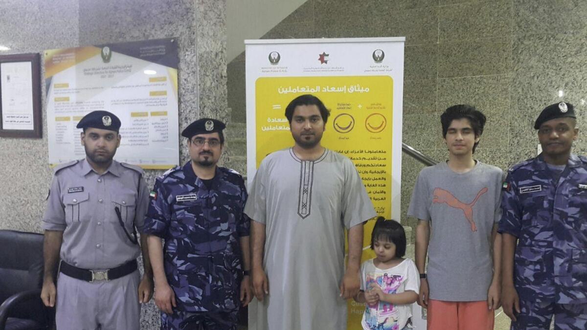 Ajman cops reunite special needs girl with family