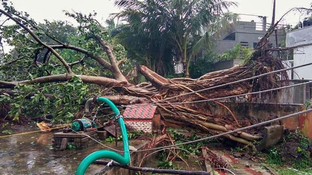 20,000 people evacuated, 14 flights cancelled as Cyclone Phethai hits Andhra   