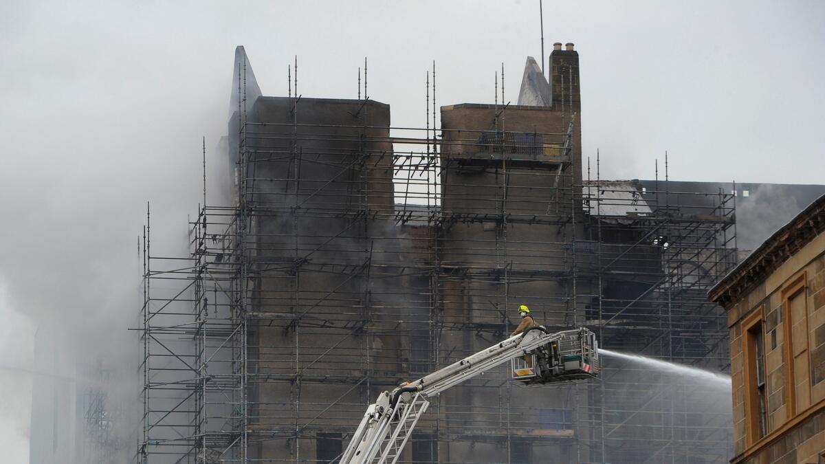 Major fire ravages Glasgow School of Art for second time