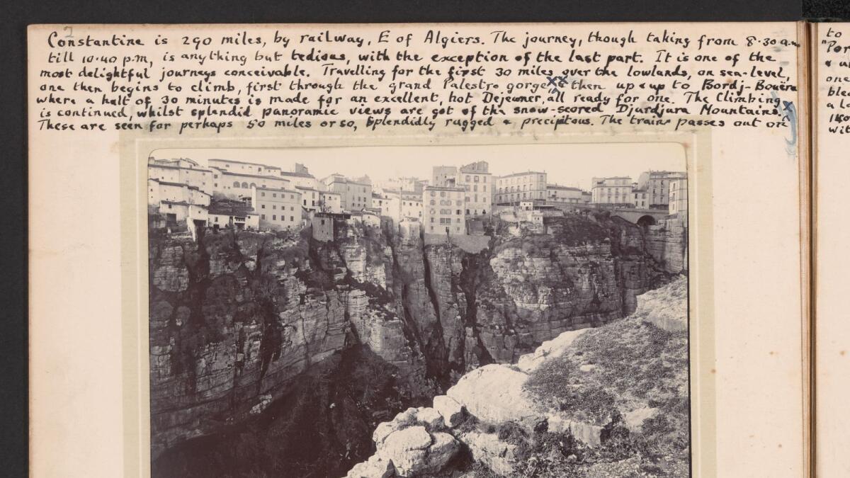 A naturalist’s travelog of a trip to Constantin, in Algeria. (1902)