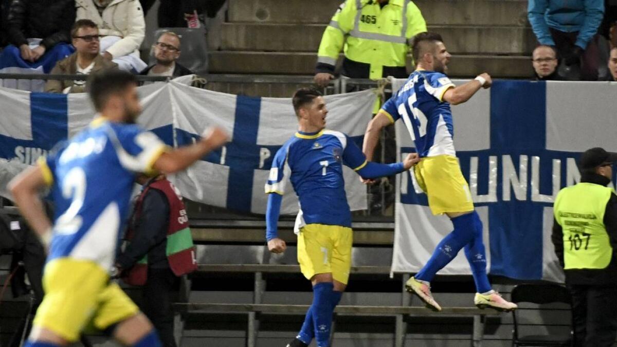 As Spain net 8 and Italy 3, Kosovo get landmark debut goal