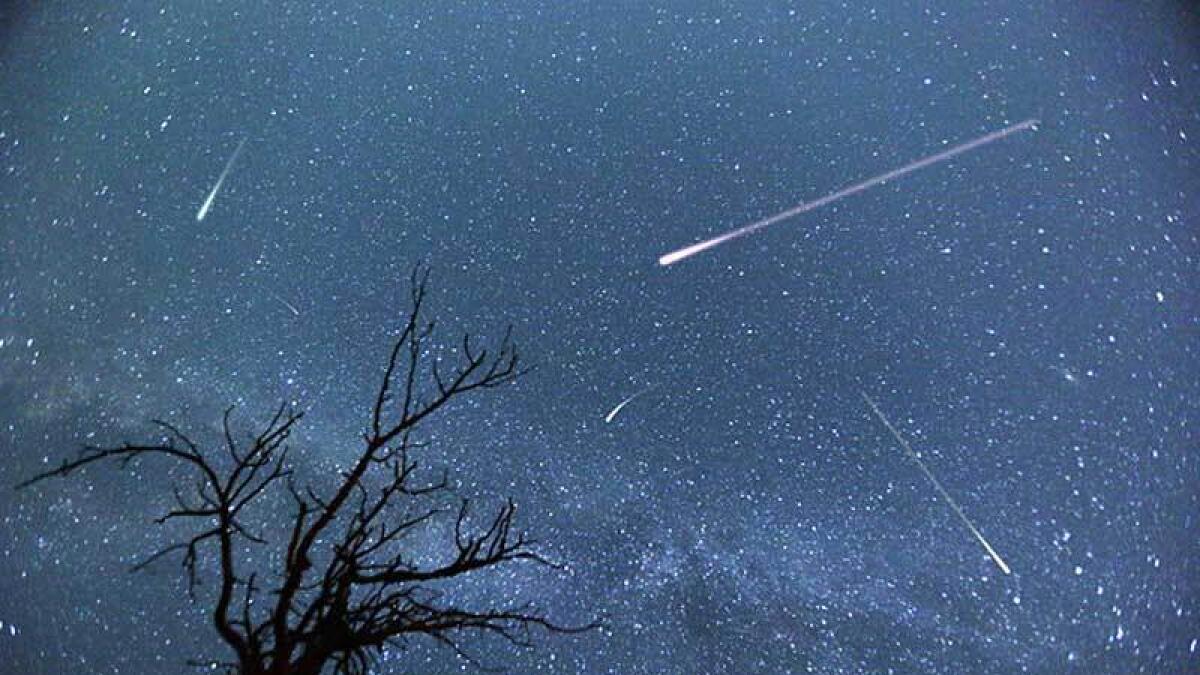 The Perseids arise when Earth passes through the debris of Comet 109P/Swift-Tuttle.- Alamy Image