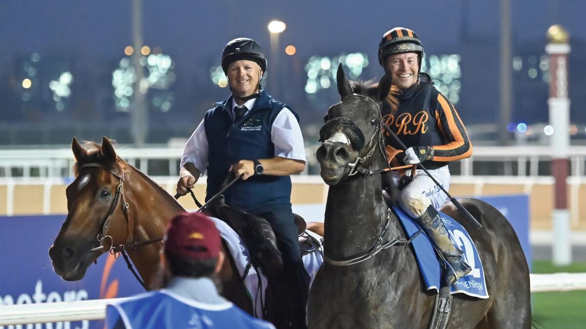All smiles: Ten-time UAE Champion Jockey-elect Tadhg O’Shea. — KT file