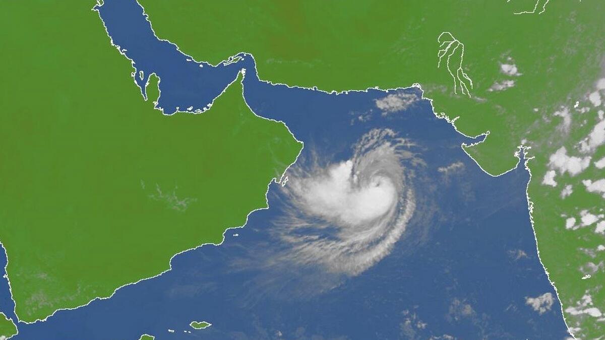 Tropical storm, storm Hikka, NCM, UAE weather bureau, arabian sea