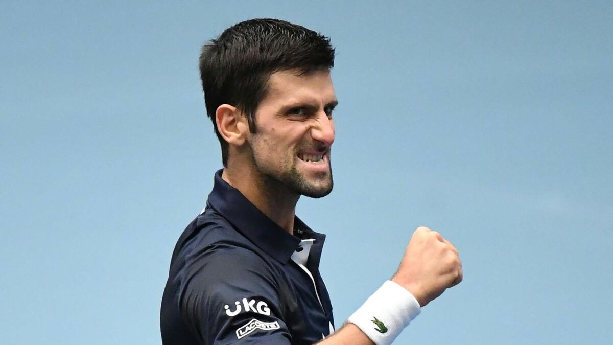 Djokovic was also a season-ending world number one in 2011, 2012, 2014, 2015 and 2018.