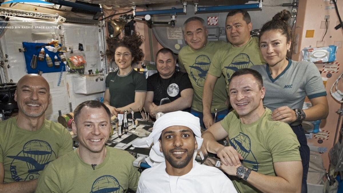 Hazzaa, Hazza, kandura, ISS, Emirati, UAE in Space, Hazzaa AlMansoori