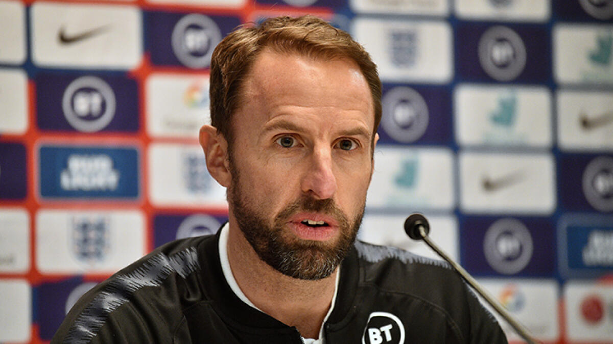 Gareth Southgate said the resumption of the Bundesliga showed it was possible to restart the leagues.-- AFP