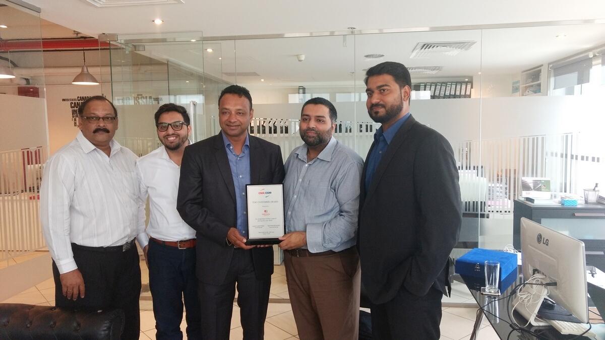 Al Sharqi Shipping receives CMAs customer award