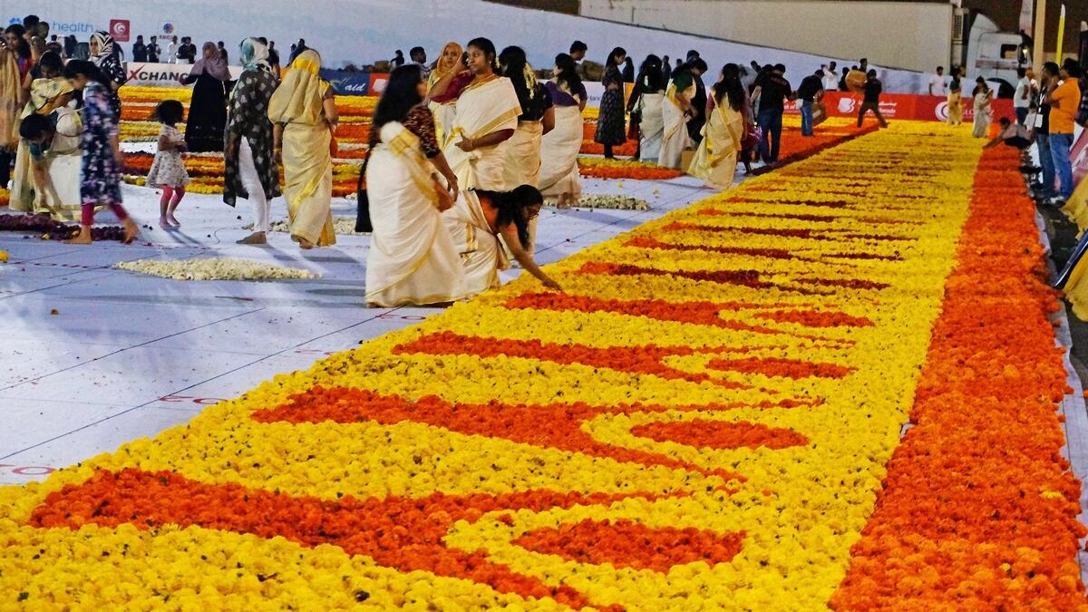 Tolerance, Flowers of Tolerance, Bengaluru airport, India, flower carpet, Dubai, Guinness World Record