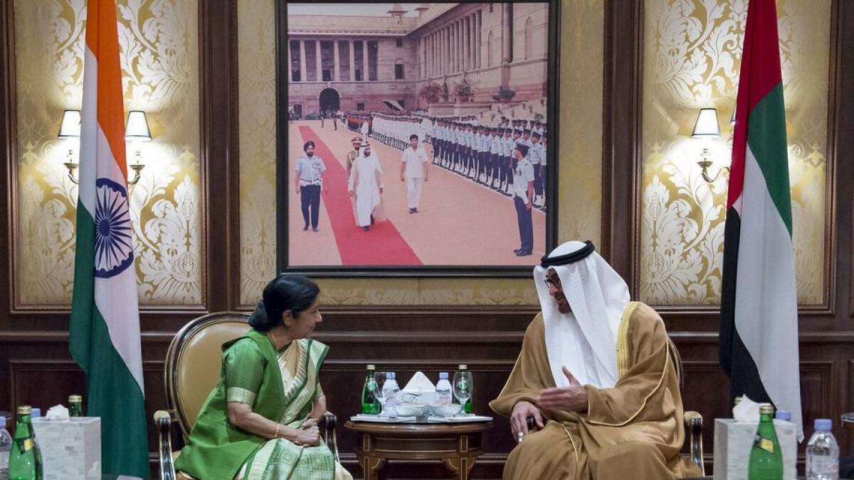 Mohammed bin Zayed meets Indias External Affairs Minister