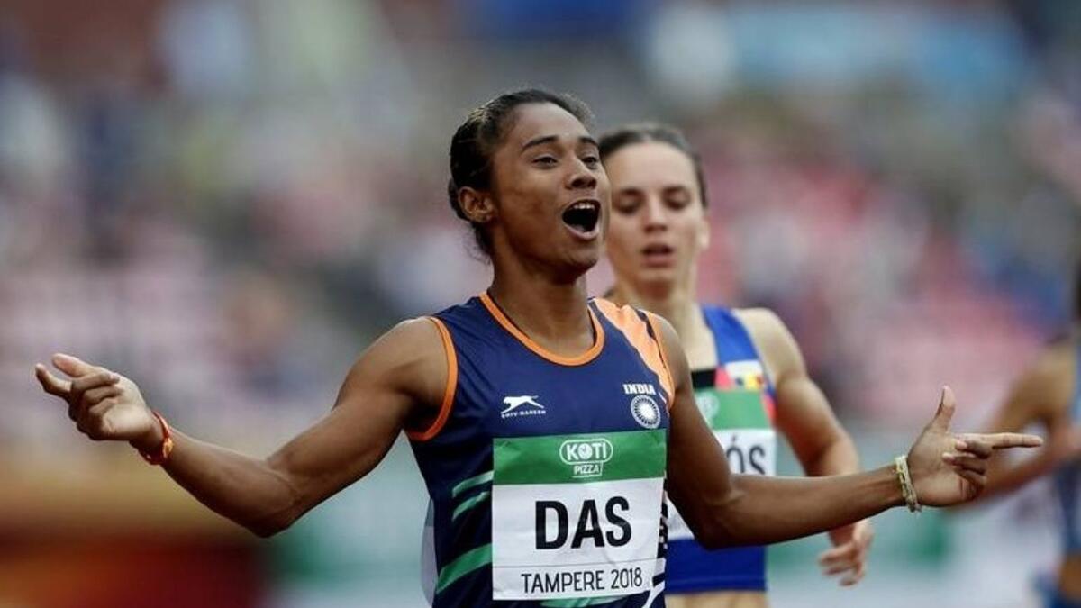 Indian sprinter Hima Das. (Reuters file)