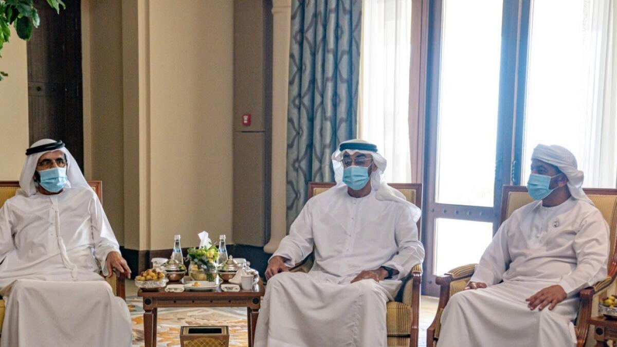 Sheikh Mohammed, Sheikh Mohamed, UAE, coronavirus, Covid-19, successdul handling, meeting
