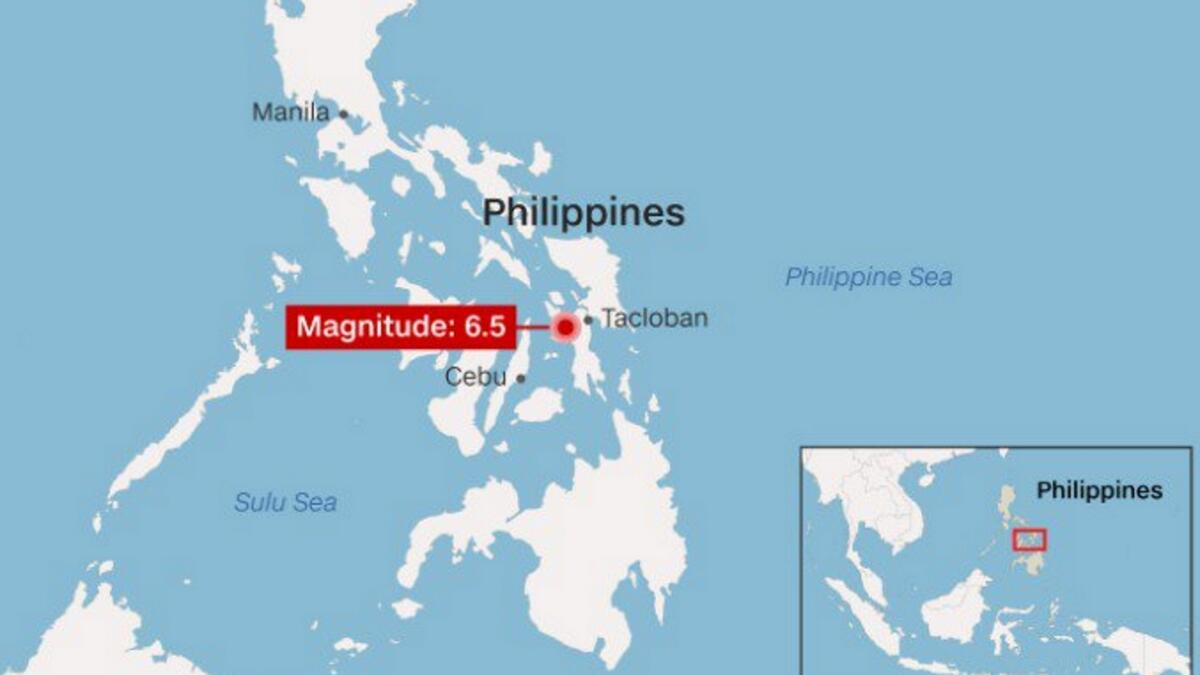 6.5-magnitude earthquake hits Philippines