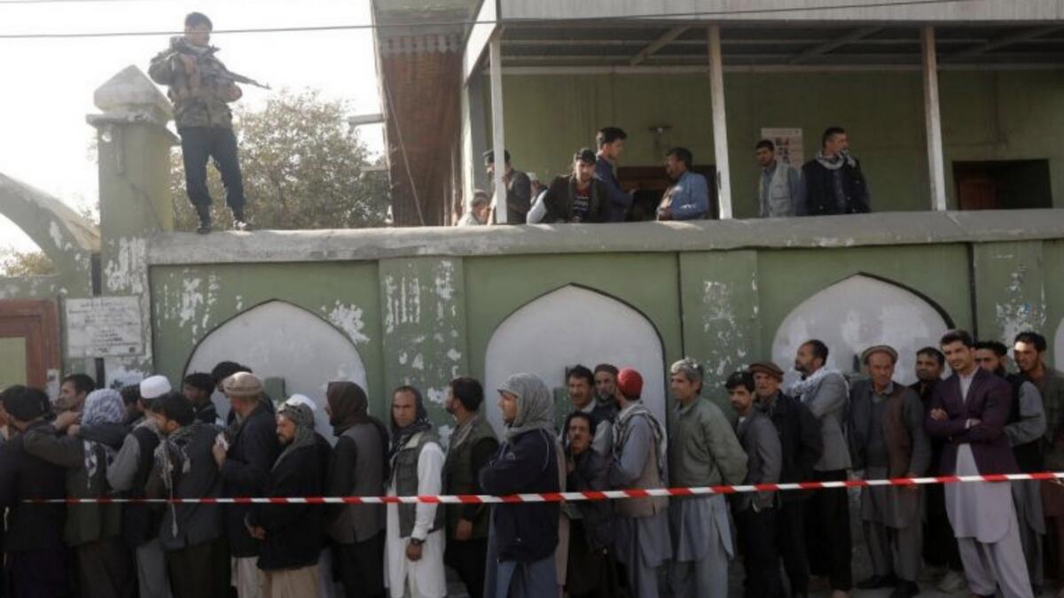 Dozens of casualties as multiple blasts rock Kabul polling centers