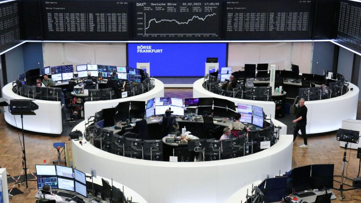 The German share price index DAX graph is pictured at the stock exchange in Frankfurt. - Reuters