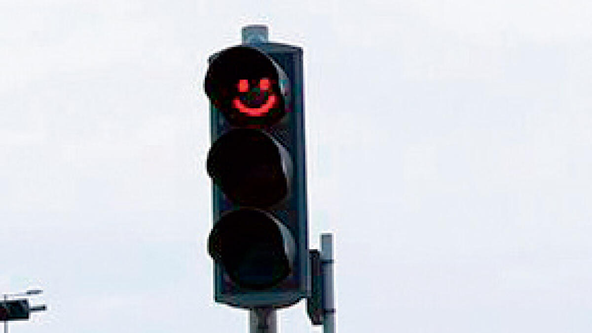 Smiley traffic lights: The emirate with a great sense of humour 