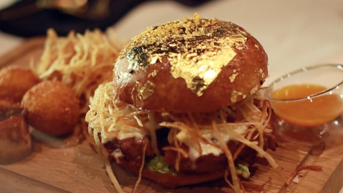 Now, eat a three-course GOLD meal in Dubai