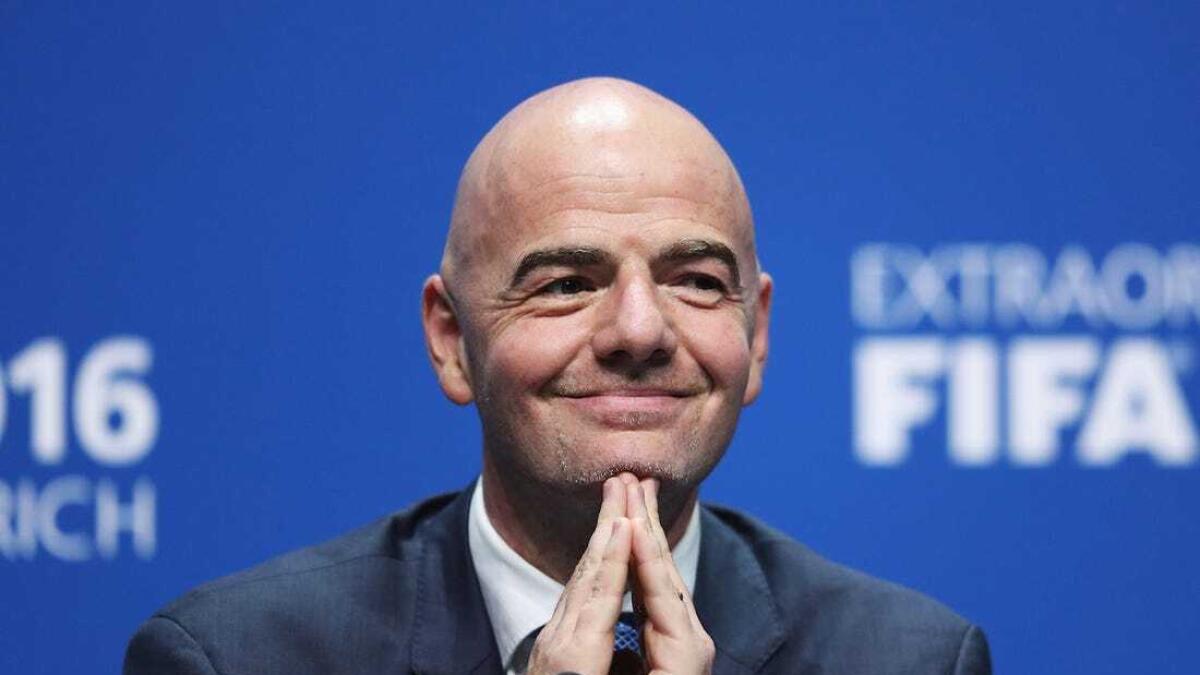 Infantino says football lovers will celebrate coming out of a nightmare together