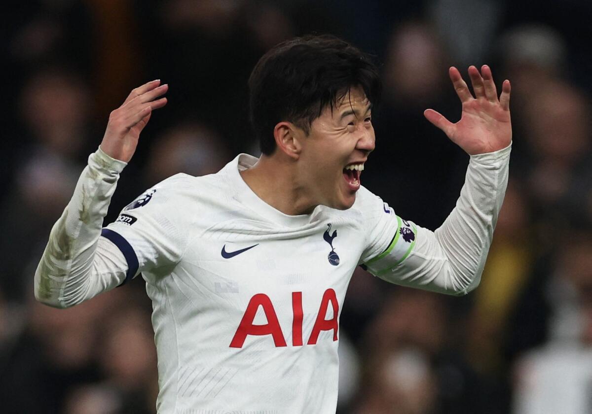 Tottenham Hotspur's Son Heung-min. Reuters File