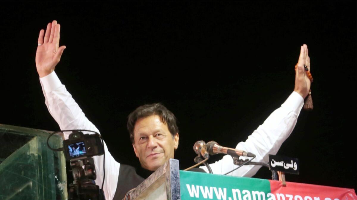 Imran Khan. — AP