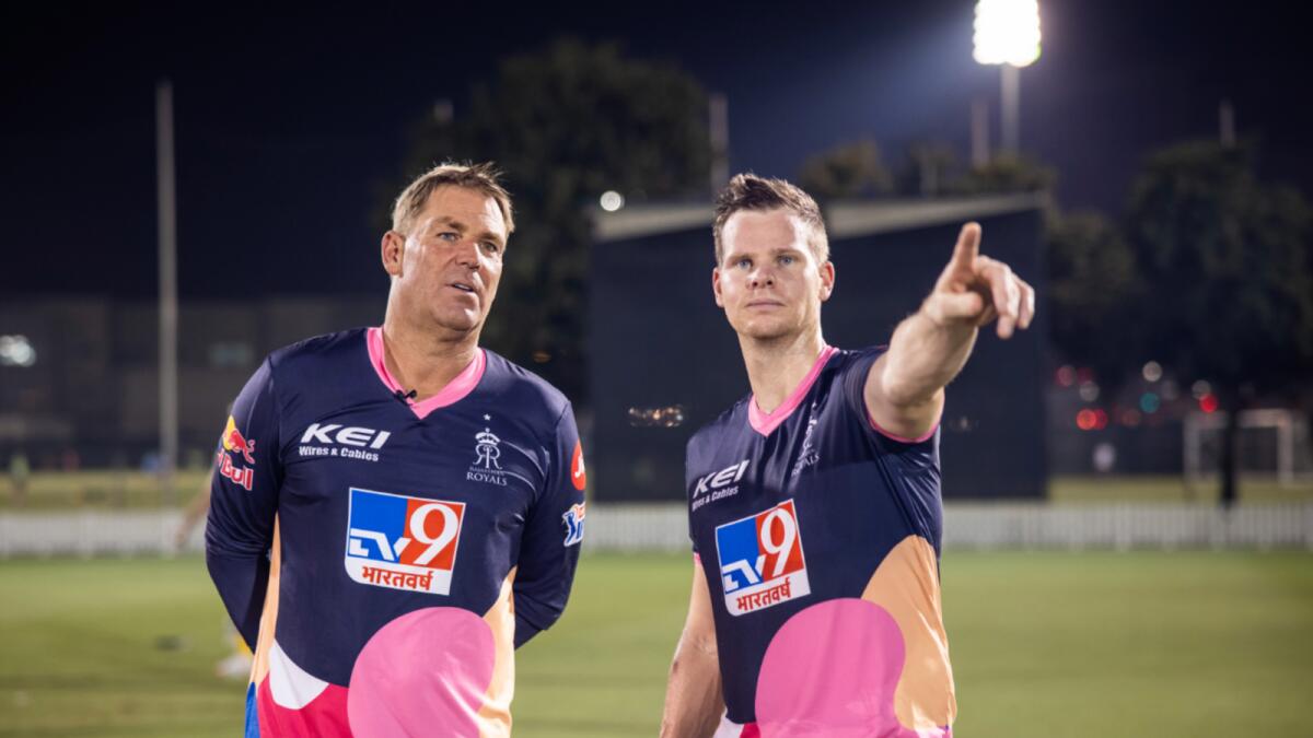 Shane Warne (left) said it could be a blessing in disguise if youngsters fail at their first attempt in an event like the IPL.