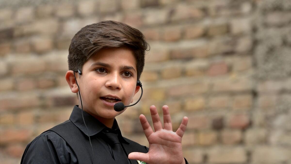 Meet this 11-year-old Pakistani motivational coach