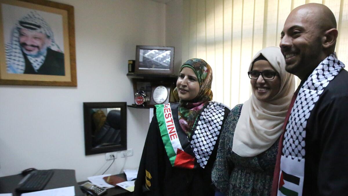 First Palestinian woman judge identifies patriarchy as enemy
