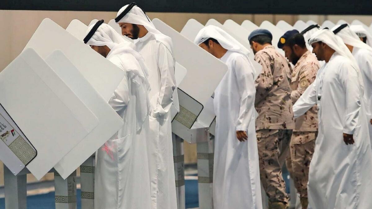 UAE, Dubai, Federal National Council, polling stations, National Election Committee , candidates