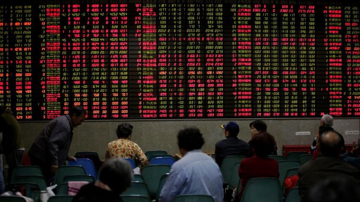 China stocks end lower as Donald Trump inches closer to White House