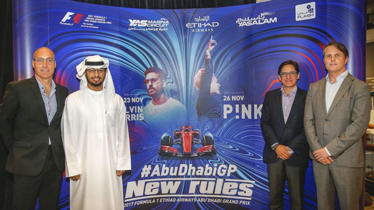 Pink, Calvin Harris to perform at Abu Dhabi Grand Prix 2017