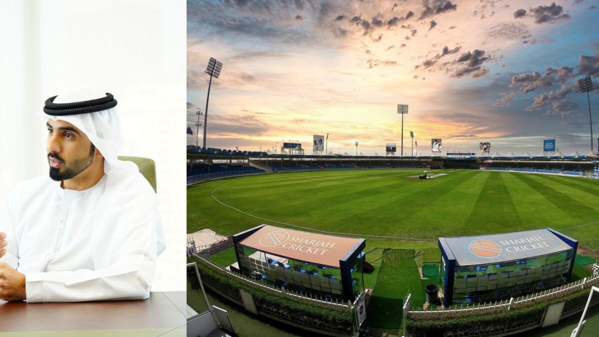Khalaf Bukhatir, CEO of Sharjah Cricket Stadium, is eager to improve the facilities at Sharjah Cricket Stadium. — Supplied photo