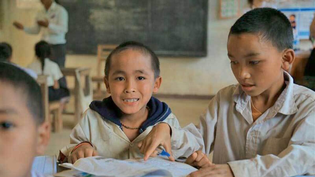 Dubai Cares’ Learn programme aims to bring down the drop-out rate in Laos primary education sector.