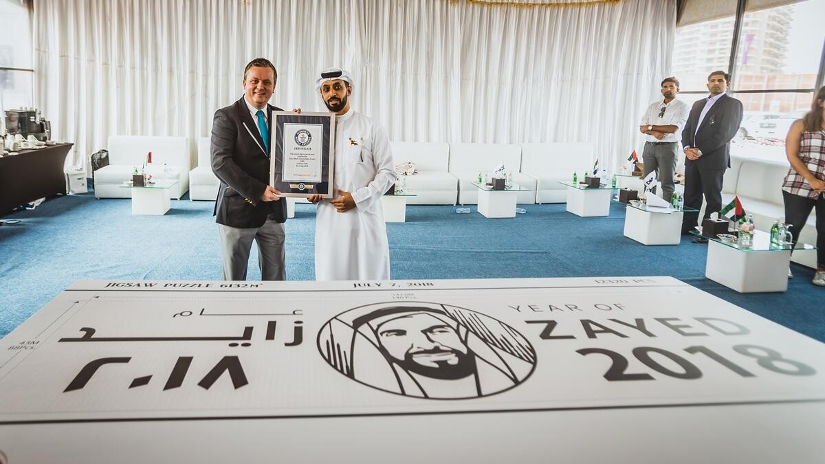 Video: Dubai smashes a world record to honour Sheikh Zayed
