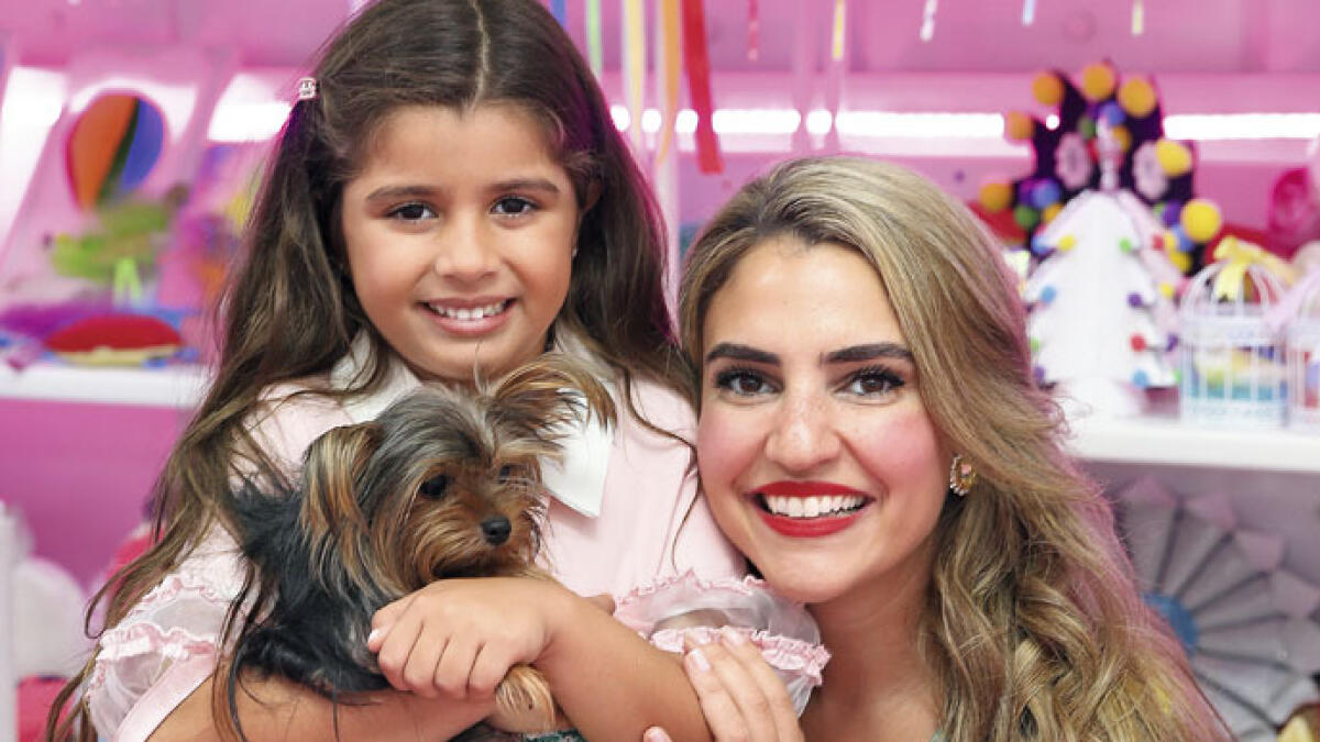 PURSUIT OF HAPPINESS: Jumana Al Darwish with her daughter Ayla