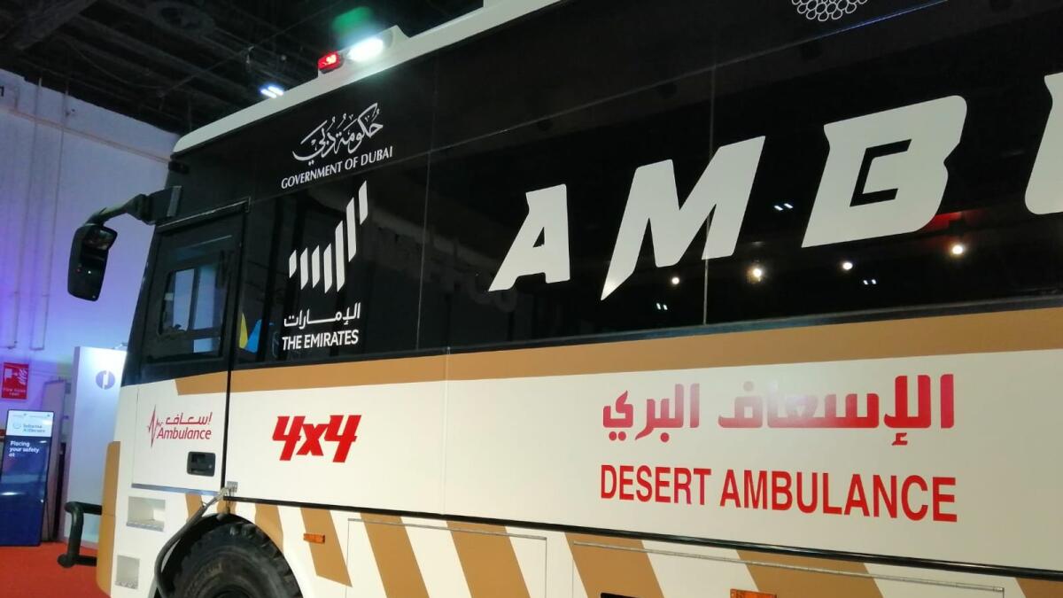 Desert ambulance. Photo: Nandini Sircar