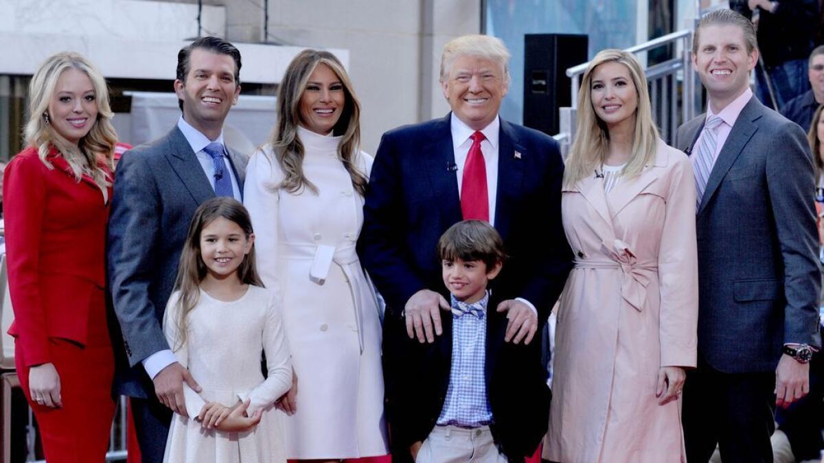 Meet the new US First Family - The Trumps