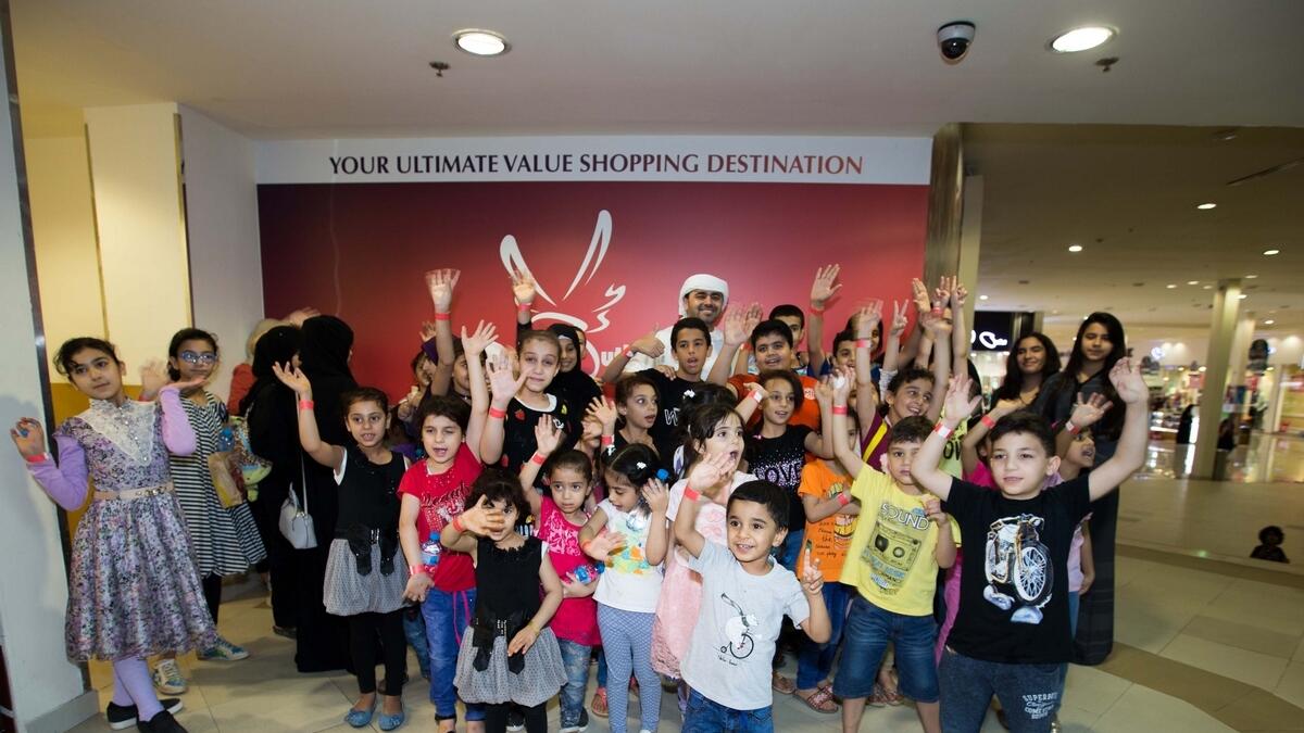 Needy kids fun day out ends in shopping for Eid