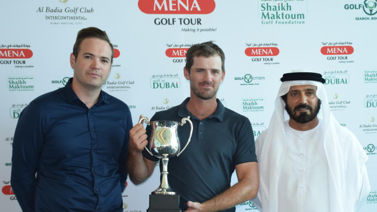 Barth lands Dubai Open golf title