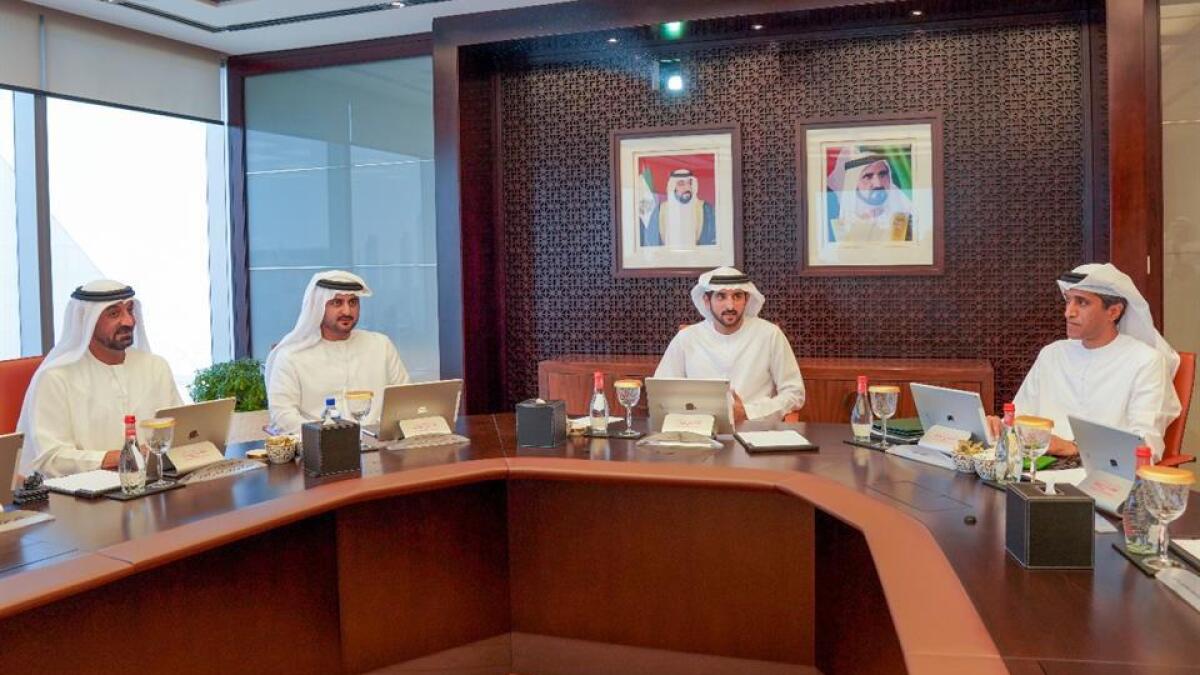 Sheikh Hamdan bin Mohammed bin Rashid Al Maktoum chairs Executive Council meeting.