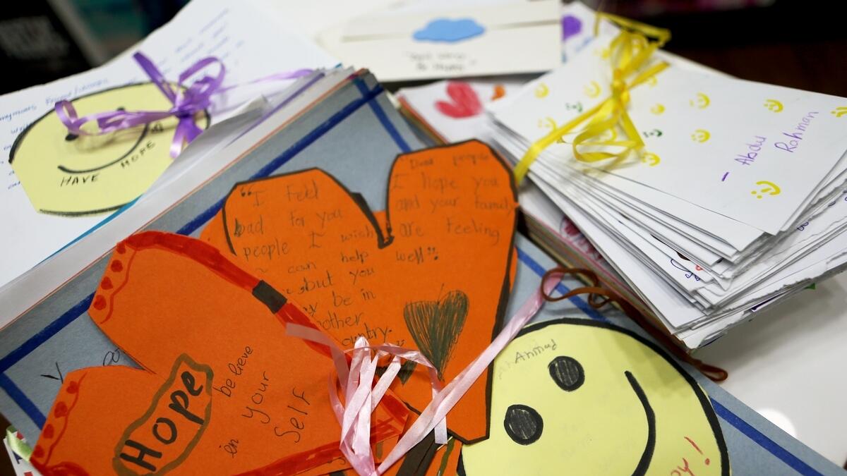 Dubai students pen letters  of hope to refugees in Iraq