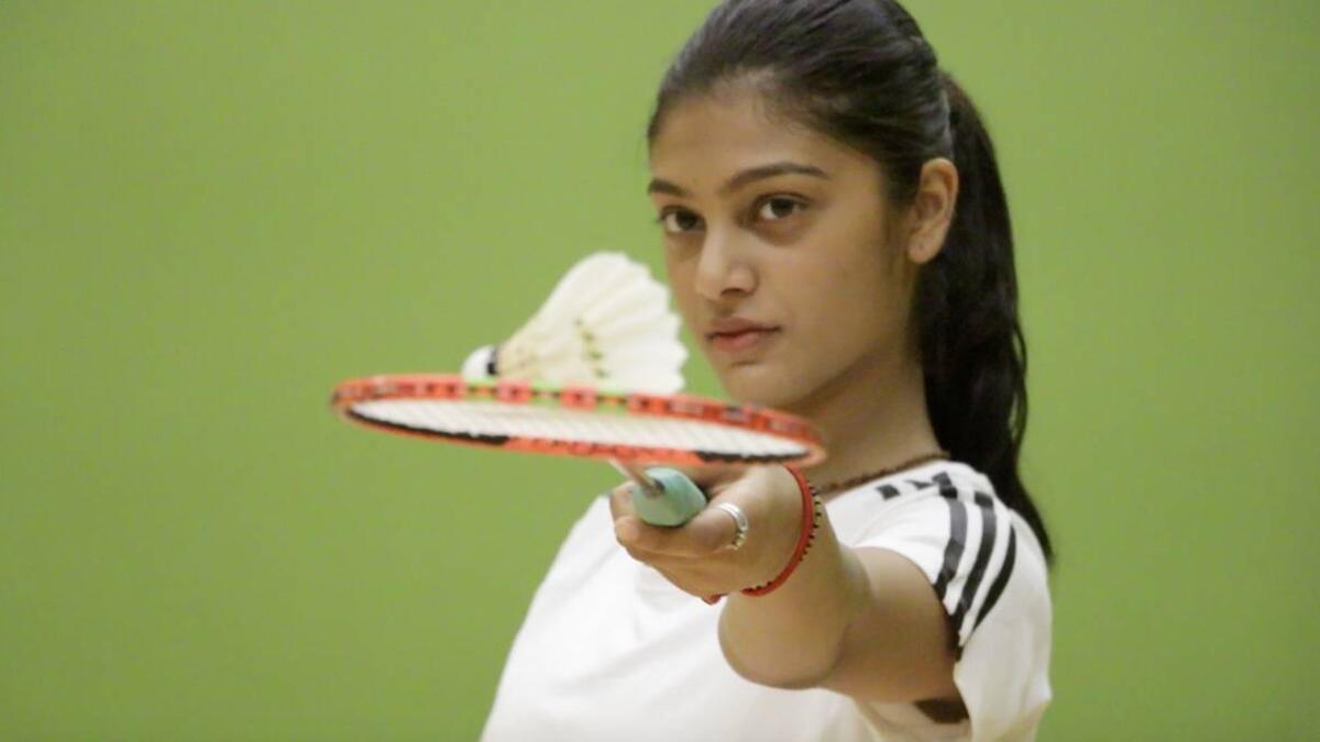 Tanisha Crasto trains at the Pullela Gopichand Badminton Academy, in the southern Indian city of Hyderabad. - KT photo