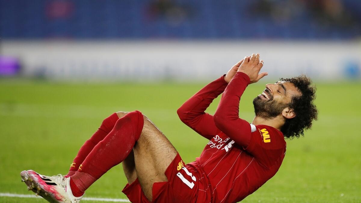 Liverpool, 3-1, win, Brighton, Mohamed Salah, double, Premier League, points record