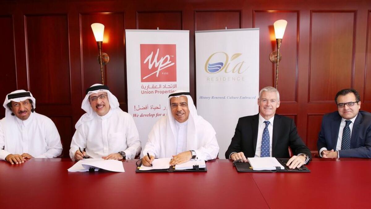 Union Properties signs Dh290m project finance facility