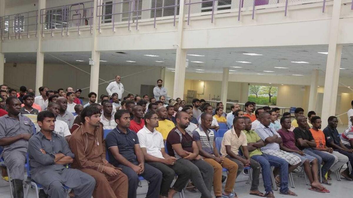 Workers learn about laws and rights in Abu Dhabi