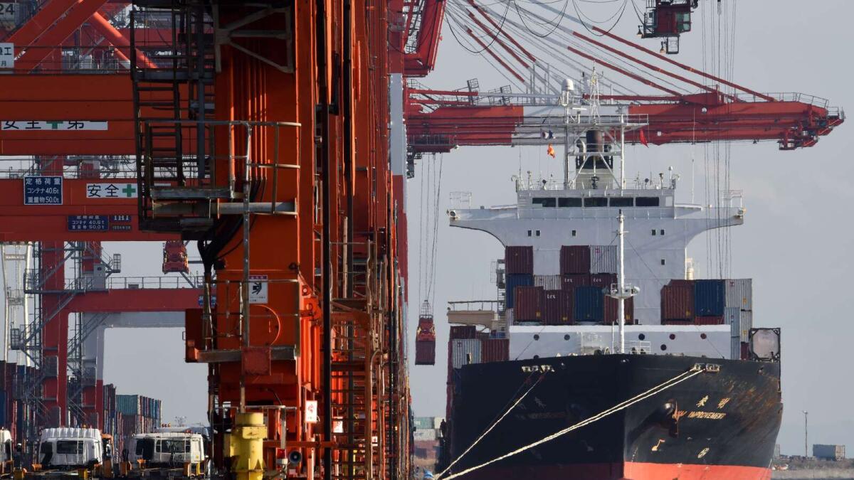 Japan’s total trade with China fell 12 per cent in 2015 from the previous year.