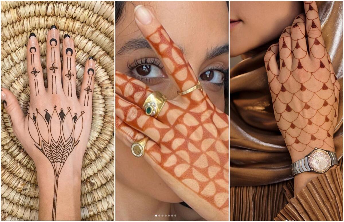 Azra's unique henna designs