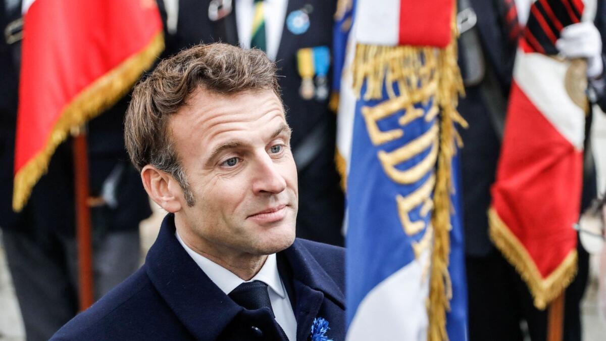 France's President Emmanuel Macron. — Reuters